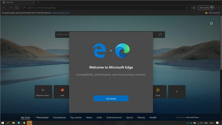 Windows 10 chromium edge